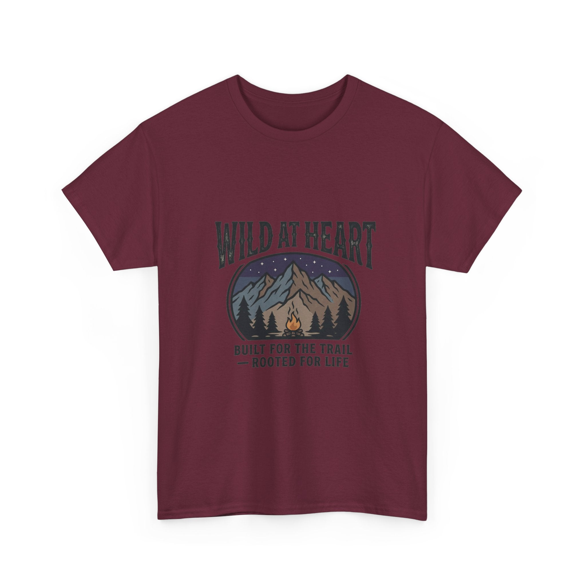 Wild at Heart Mountain T-Shirt — "Built for the Trail, Rooted for Life"