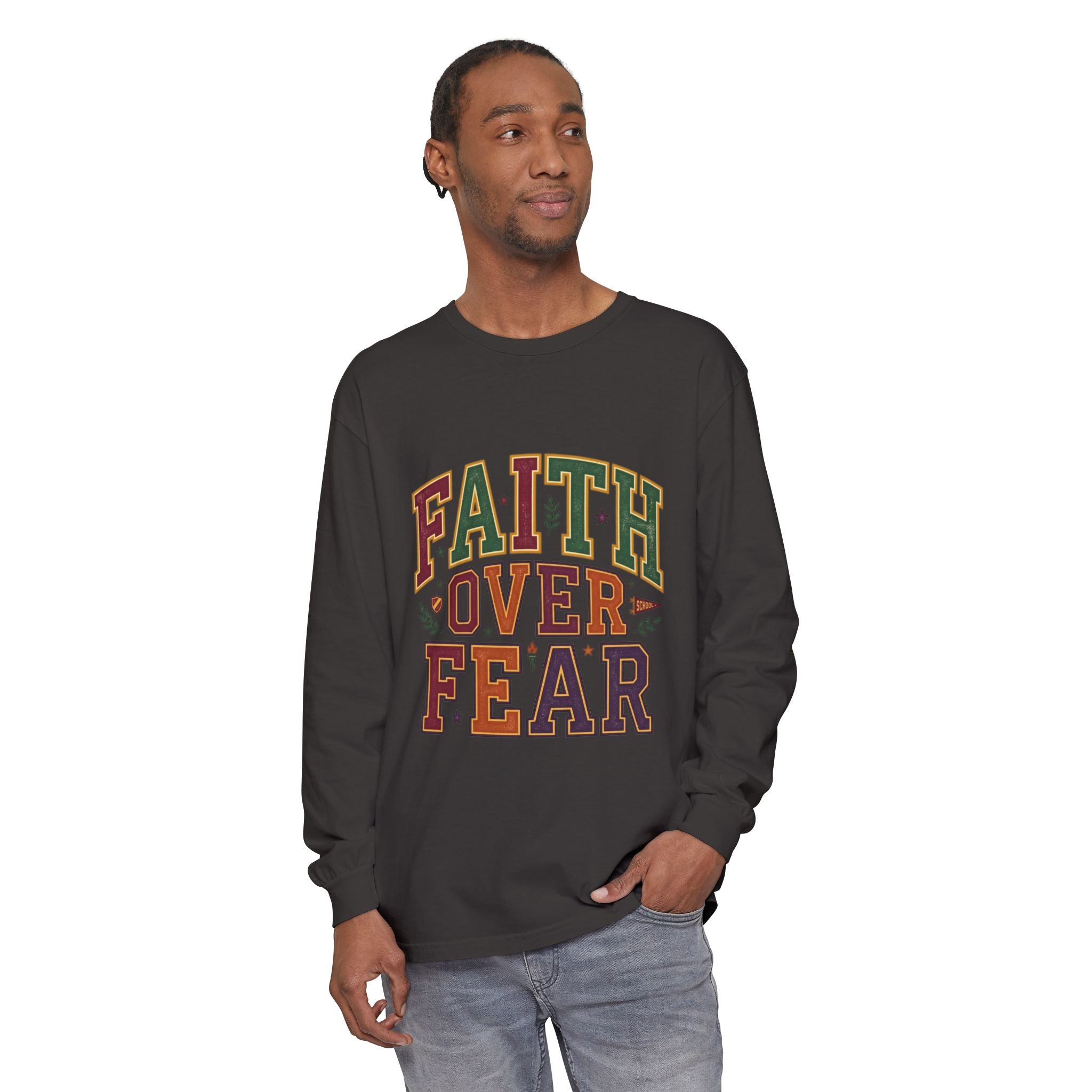 Faith Over Fear Long Sleeve Tee