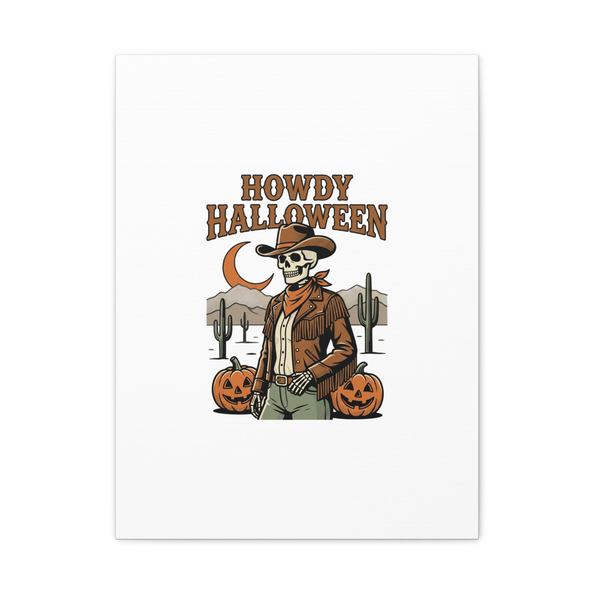 Howdy Halloween Canvas