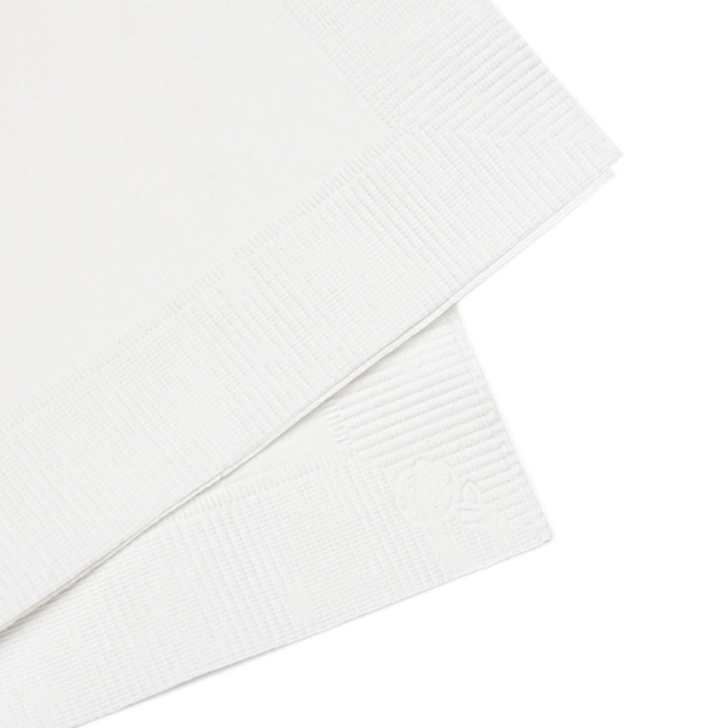 Cocktail Napkins — "Wildly Rooted & Wickedly Blessed" Decorative White Party Napkins