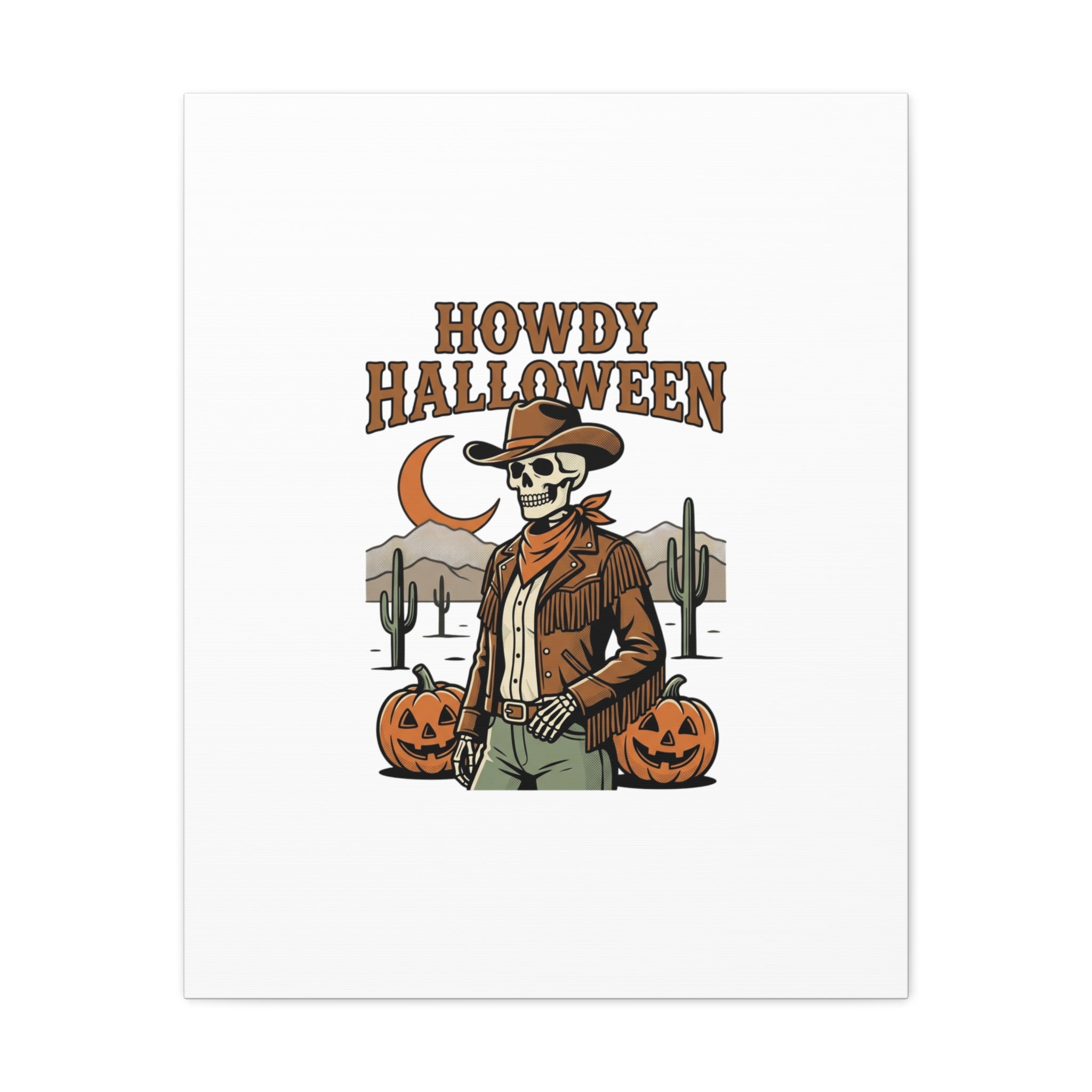 Howdy Halloween Canvas